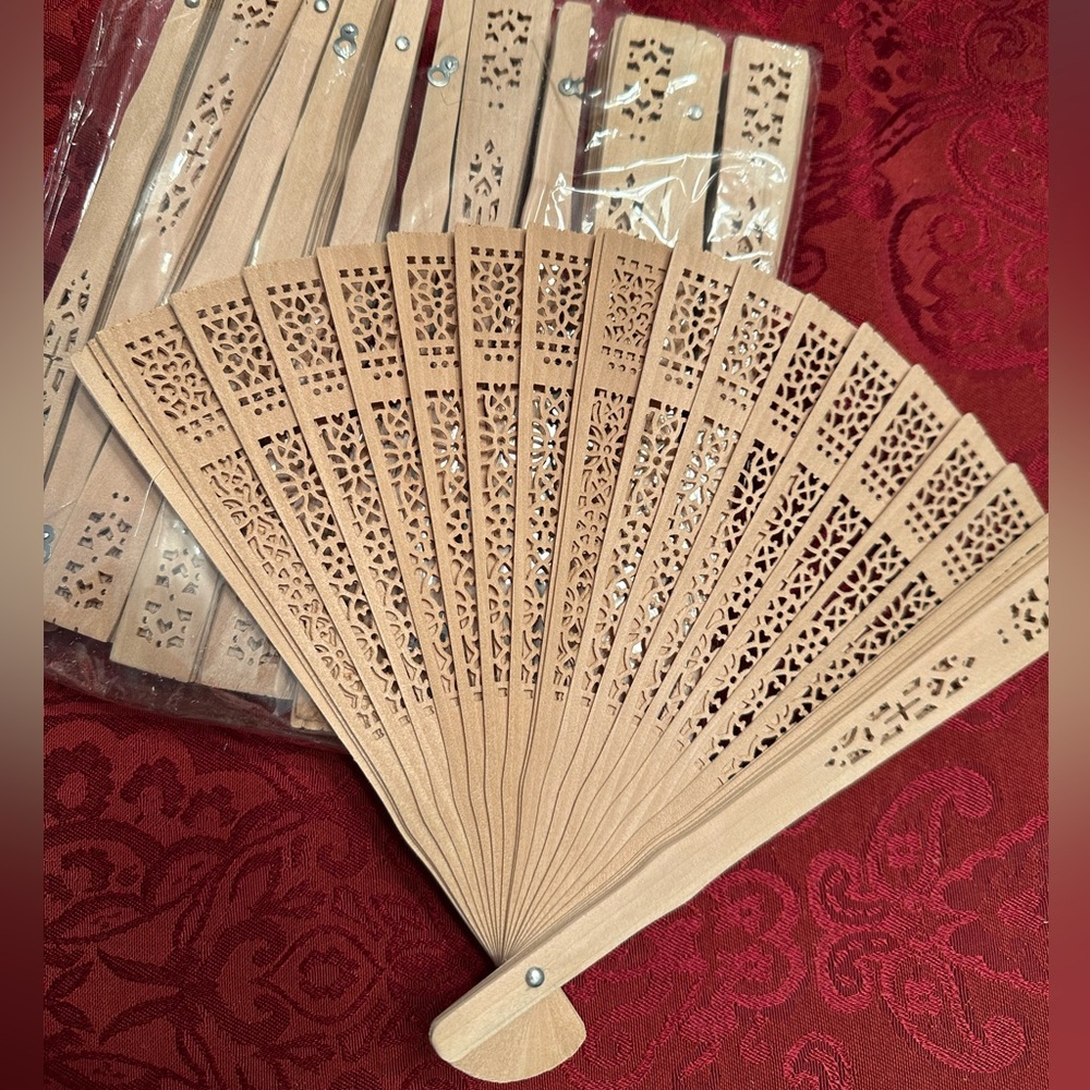 Sandalwood Folding Fans